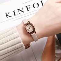 Đồng Hồ Nữ Mặt Vuông Nhỏ Chính Hãng 21 Design TD6 Dây Da Cao Cấp Thời Trang Đẹp Sang Trọng Giá Rẻ A3