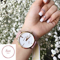 Đồng Hồ Nữ MICHAEL KORS Cao Cấp, Dây Hồng Baby Viền Vàng Thép Không Gỉ- Full Box Bảo Hành 12 Tháng