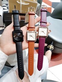 Đồng Hồ Nữ Michael Kors Dây Da Tím MK2585 32mm Quartz Chính Hãng