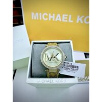 Đồng hồ nữ Michael Kors MK2973 Parker Three-Hand Husk PVC Watch 39mm, Authentic, Fullbox, Luxury diamond watch