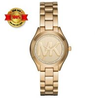 Đồng Hồ Nữ Michael Kors MK3477 Hoạ Tiết MK Gold 33mm