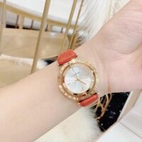 Đồng hồ nữ Michael kors MK360 dây da thời thượng, mặt xoay -Đồng hồ MK mặt xoay