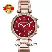 Đồng Hồ Nữ Michael Kors MK6106  - Chế Độ Bấm Giờ Với 3 Mặt Số Phụ Và 3 Núm Điều Chỉnh