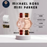 Đồng hồ nữ Michael Kors Mk6239 MK5841Dây Nhựa Acrylic + Thép Không Gỉ Size 34mm