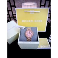 Đồng hồ nữ Michael Kors MK7273 Mini-Camille Multifunction Rose Gold Watch, Authentic, Full box, Luxury diamond watch