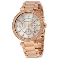 Đồng Hồ Nữ MICHAEL KORS Parker Chronograph Rose Gold-Tone Ladies Watch MK5491