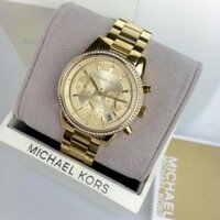 Đồng Hồ Nữ Michael Kors Ritz Chronograph Gold MK6356