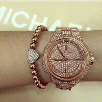 Đồng Hồ Nữ Michael kors Camille Rose Crystal MK5948