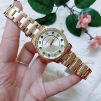 💛🌼Đồng Hồ Nữ Michael Kors MK6602 COLETTE Yellow Dial ưith Gold Stainless Steel Bracelet Watch 34mm