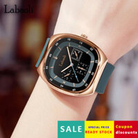 Đồng hồ nữ mới Labaoli, dây silicone, đồng hồ quartz vuông, bán chạy, đồng hồ nữ bán buôn xuyên biên giới KGZA