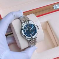 (ĐỒNG HỒ NỮ) (New) MAURICE LACROIX Aikon Quartz Blue 35mm AI1006-SS002-450-1 (AI1006SS0024501) 35mm