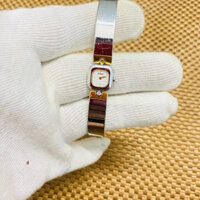 Đồng hồ nữ Nhật Bản Orient, mặt tank size 14mm, dây còng độc đáo zin theo máy, độ mới đạt 99%, , cam kết hàng chính hãng
