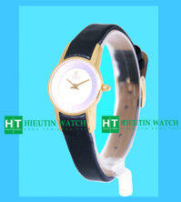 Đồng hồ nữ Obaku V130LGIRB - Đồng hồ dây da đen