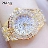 Đồng hồ nữ OLIKA 8040 Đính Đá Siêu Đẹp, Chống Nước, Tặng Hộp & Pin