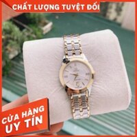 Đồng Hồ Nữ O.mega Sapphire OM037 TRẮNG Máy Pin Nhật Chống Xước Tuyệt Đối