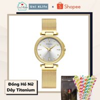 Đồng Hồ Nữ Pagini PA2262 Dây Titanium Viền Đính Đá | UnI 4Life