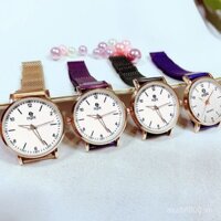 Đồng hồ nữ phổ biến cho sinh viên và công chức, đơn giản và phong cách, đồng hồ quartz điện tử phong cách INS thanh lịch cho nữ sinh trung học cơ sở