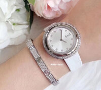 Đồng Hồ nữ Piaget Possession Replica 1:1 đính đá full viền dây màu trắng