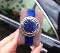 Đồng Hồ nữ Piaget Possession Replica 1:1 dây xanh mặt đính đá full viền