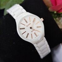 Đồng Hồ Nữ Rado Đá Sứ Trắng Mặt Vạch