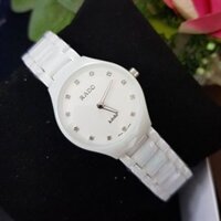 Đồng Hồ Nữ Rado Đá Sứ Trắng Mặt Hạt