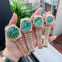 Đồng hồ nữ ROLEX cao cấp viền và mặt số đính đá đủ size28/32/36/38/40mm