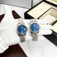 Đồng Hồ nữ Rolex Datejust 32mm máy cơ nhật bản, viền đá CZ - dây thép không gỉ sang trọng
