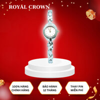 Đồng Hồ Nữ ROYAL CROWN N070 Mặt Tròn Nhỏ Gọn