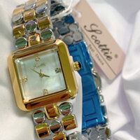 Đồng hồ Nữ Scottie No9651B mặt vuông nhỏ dây thép cao cấp thời trang chống nước