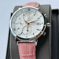 Đồng Hồ Nữ Seiko chronograph SNDV35P1 Dây Da