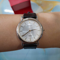 Đồng hồ nữ SEIKO mặt trãi tia dây da second hand si nhật- đã qua sử dụng