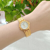 Đồng hồ nữ si nhật dáng lắc tay hiệu Klaeuse, dây khoá zin