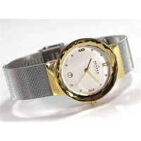 Đồng Hồ Nữ Skagen Dây Lưới Bạc SKW2002 34mm Chính Hãng