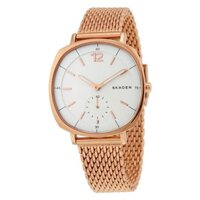 Đồng Hồ Nữ Skagen Rungsted White Dial Rose Gold-tone SKW2401