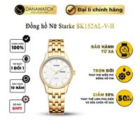 Đồng hồ Nữ Starke SK152AL-V-H máy Quartz Japan, kính sapphire, dây kim loại, chống nước, chính hãng