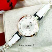 Đồng Hồ Nữ Sunrise 9022SA ( Vỏ Bạc ) - Authentic - Kiểu Dáng Lắc Tay