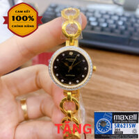 Đồng Hồ Nữ SUNRISE 9964AA Kính Sapphire Đính Đá Chính Hãng Tặng Pin Đồng Hồ Cao Cấp