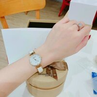 ĐỒNG HỒ NỮ SUNRISE 9991AA LẮC TAY MÀU VÀNG, KÍNH SAPPHIRE, MÁY NHẬT