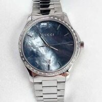 Đồng Hồ Nữ Thời Trang Gucci Black Mother of Pearl Quartz YA126458