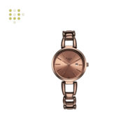 Đồng hồ nữ TITAN Raga Viva 2642QM01 dây kim loại – Nâu