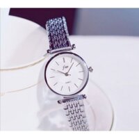 Đồng Hồ Nữ Ulzzang Dây Đeo Bạch Kim Thiết Kế Đơn Giản Sang Trọng