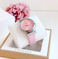 (ĐỒNG HỒ NỮ) Versace Quartz VE6J00823 Regalia Leather Watch 34mm