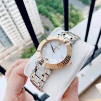 Đồng hồ nữ Versace V16060017 cao cấp máy thuỵ sỹ mặt trắng demi gold