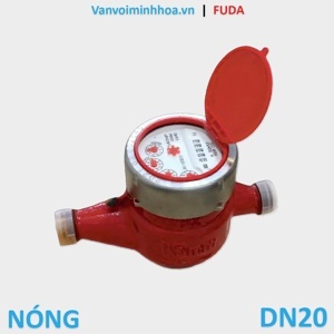 Đồng hồ nước lạnh loại cơ Fuda DN20 thân gang nối ren