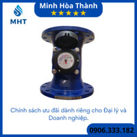 Đồng hồ nước Sanpo vành inox mạ đồng DN20 - Phi 27 - Hàng chính hãng