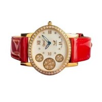 Đồng hồ Ogival 305-G-ND-W-KC-D – Nữ – 36 x 31mm – Kính sapphire – Quartz (Pin) – Dây da