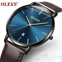 Đồng hồ OLEVS máy Quartz chống thấm nước thanh lịch chất lượng cao cho nam