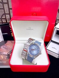 Đồng hồ Omega Aqua Terra Chronometer nam màu xanh Blue Super Fake 41mm