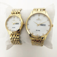 Đồng hồ Omega De ville 073 cặp đôi mạ vàng 18k