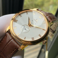 Đồng hồ Omega De Ville 4614.30.02 Prestige Small Seconds – Siêu phẩm vàng hồng 18k mang phong cách cổ điển sang trọng